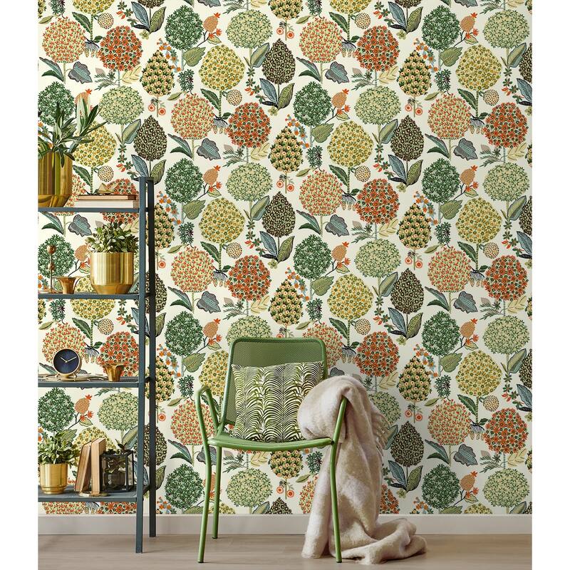 NextWall Blooming Bulbs Peel and Stick Wallpaper