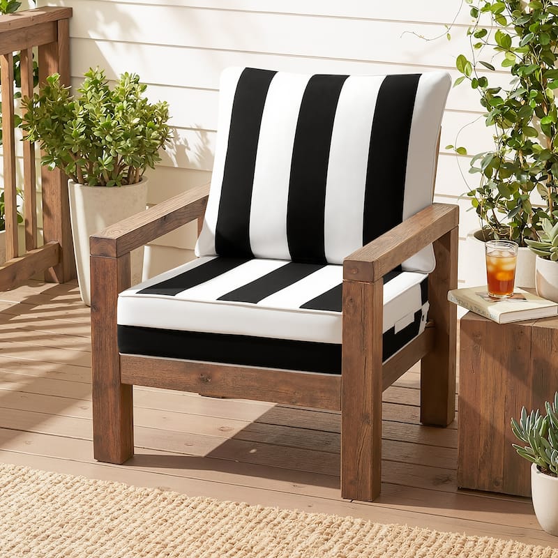 Crestlive Products Outdoor Premium Deep Seat Cushion Set