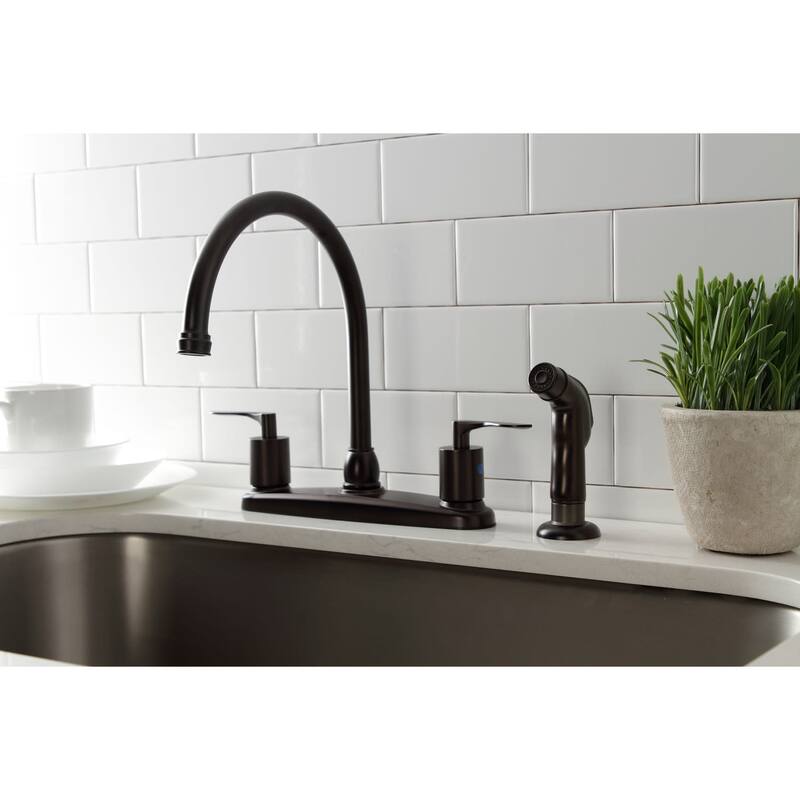 Kingston Brass Serena 1.8 GPM Standard Extended Gooseneck Kitchen