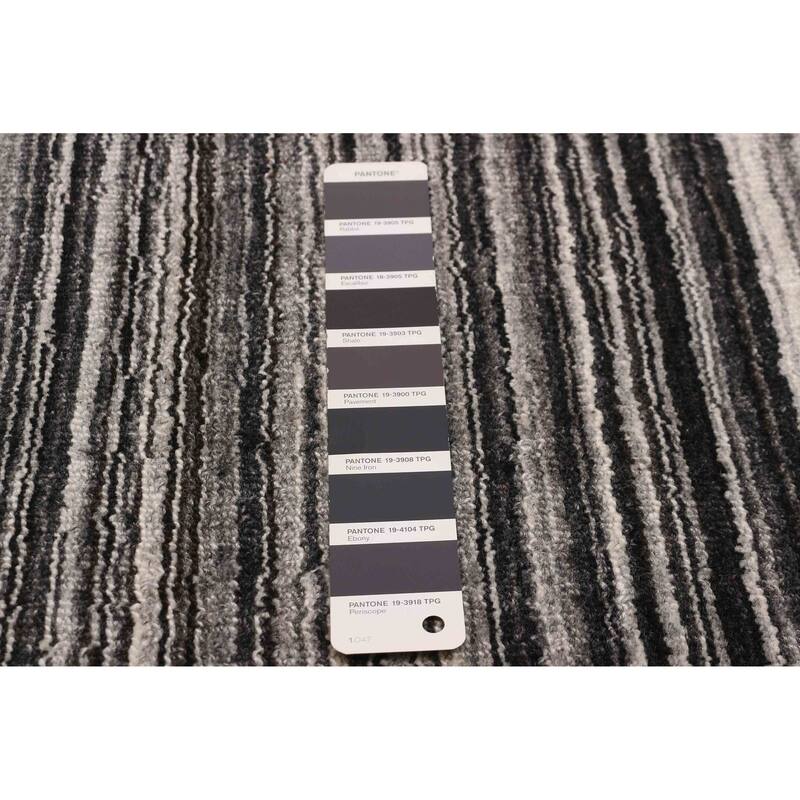 ECARPETGALLERY Hand Loomed Kashkuli Gabbeh Dark Grey Wool Rug - 5'7 x 7'10
