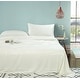 preview thumbnail 8 of 34, Fabstyles Metro Bamboo Sheet Set 4 Pieces With Deep Pocket Cal-King - Ivory