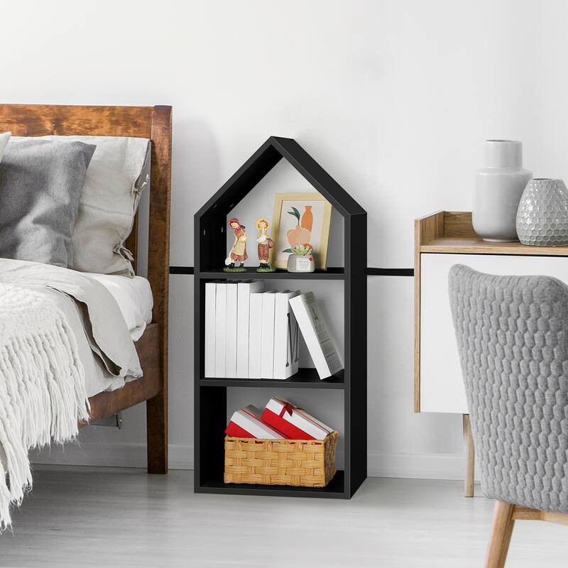 Tier Open Shelf Bookcase, Freestanding Shelves and Cube Organizer for Display