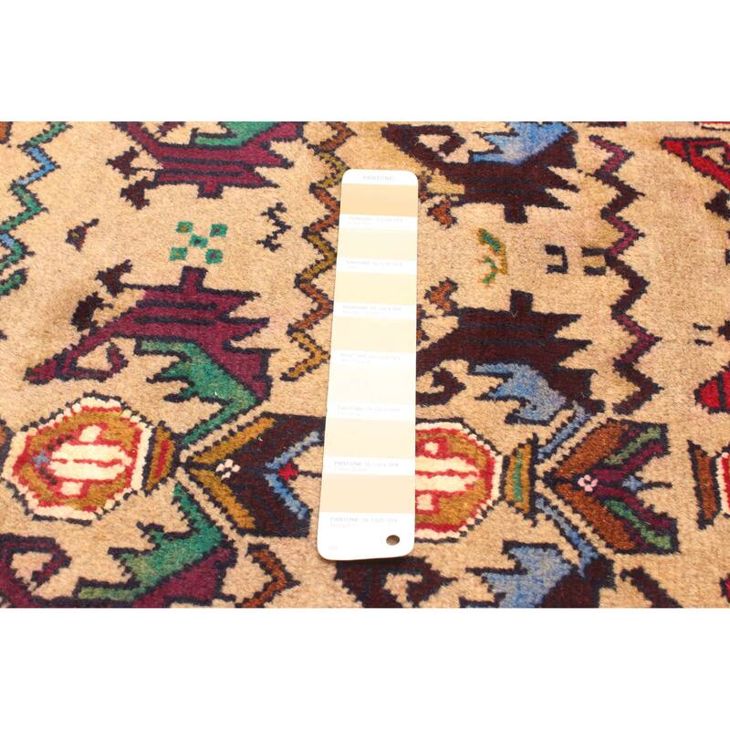 ECARPETGALLERY Hand-knotted Teimani Tan Wool Rug - 3'2 x 4'6