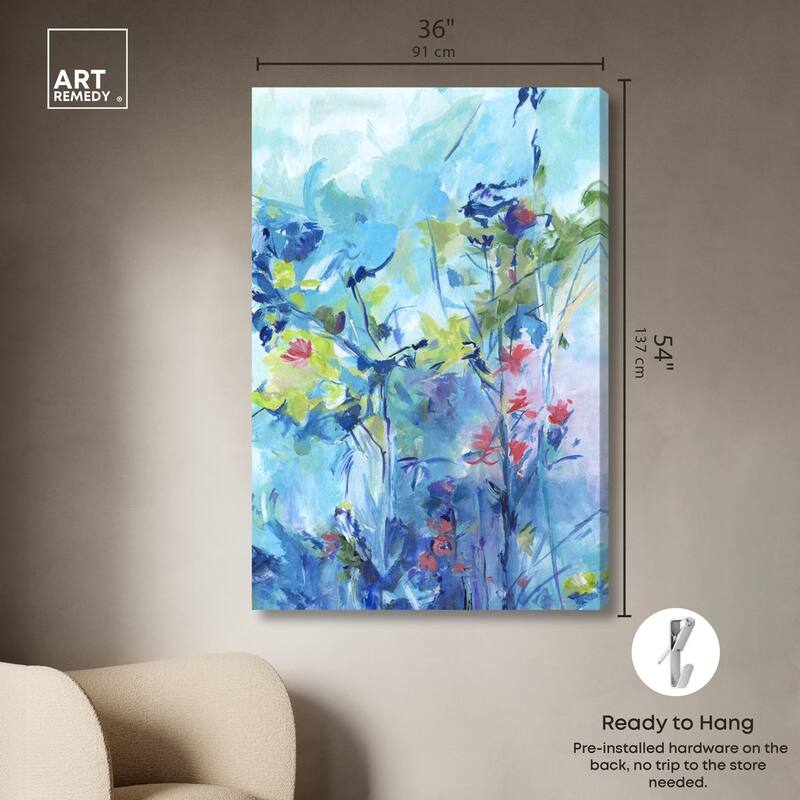 Heavenly Blue II Canvas by Art Remedy, Gallery Wrapped