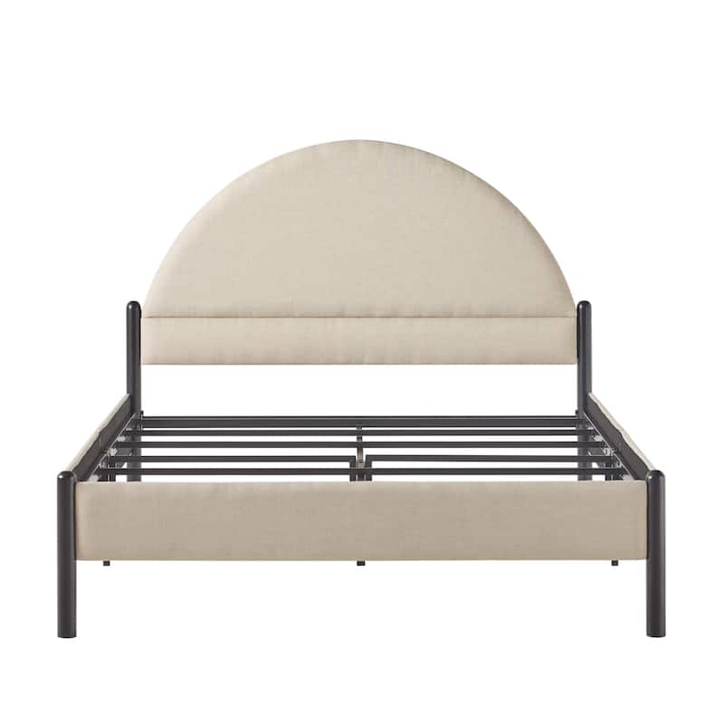 Middlebrook Designs Modern Arch Headboard Queen Bedframe
