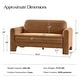 preview thumbnail 6 of 4, HULALA HOME Maris Modern Chenille Ergonomic Design 59.5''W Loveseater Sofa