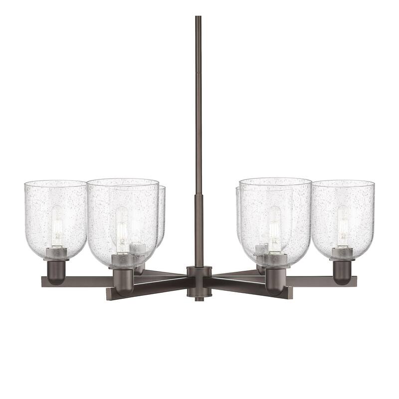 Innovations Lighting 716-6CR-12-36 Bella Chandelier Bella 6 Light 36" - Oil Rubbed Bronze / Seedy