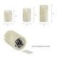 preview thumbnail 3 of 5, Lavish Home 3-Piece Flameless LED Candle Set