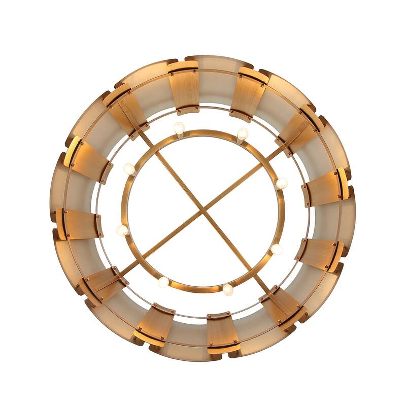 Varaluz Peep Show Pendant Light - Sunwashed Silver/Brushed Sienna