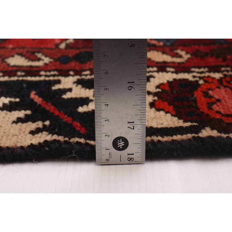 ECARPETGALLERY Hand-knotted Kayseri Vintage Red Wool Rug - 3'1 x 9'6