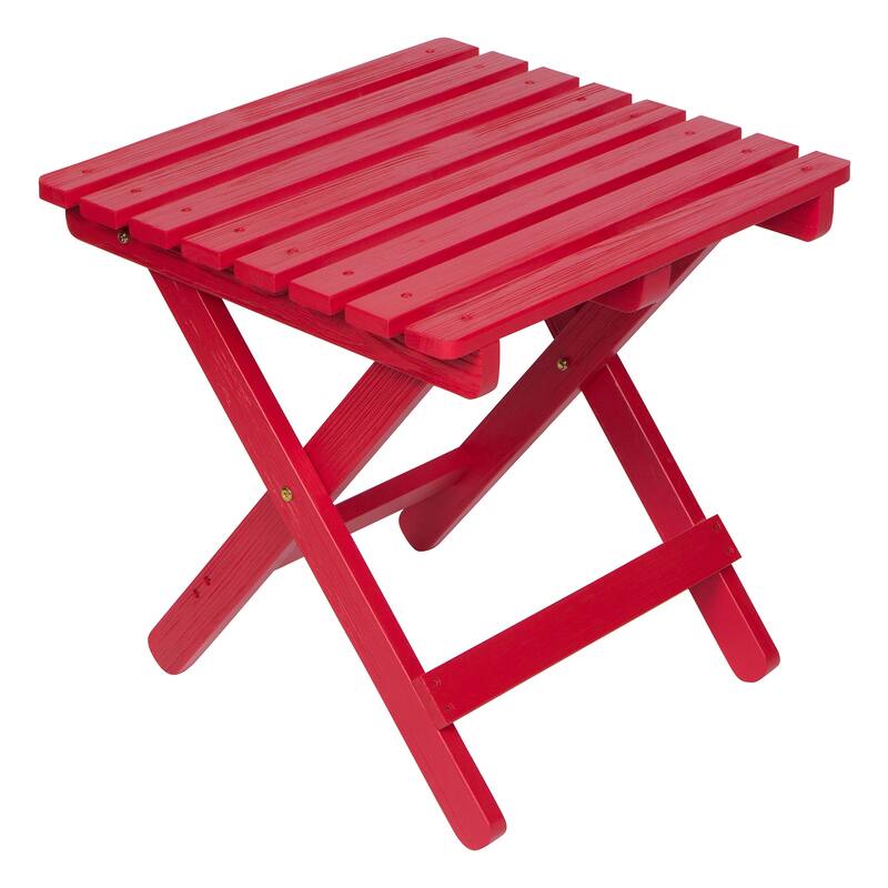 Laguna Assembled Square Folding Table - 19 W x 19 L x 19 H