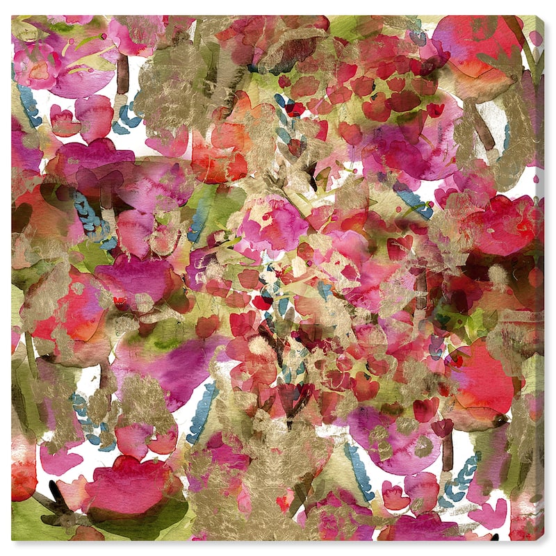 Wynwood Studio Canvas Abstract Into The Wild Pink and Modern & Contemporary Wall Art Canvas Print