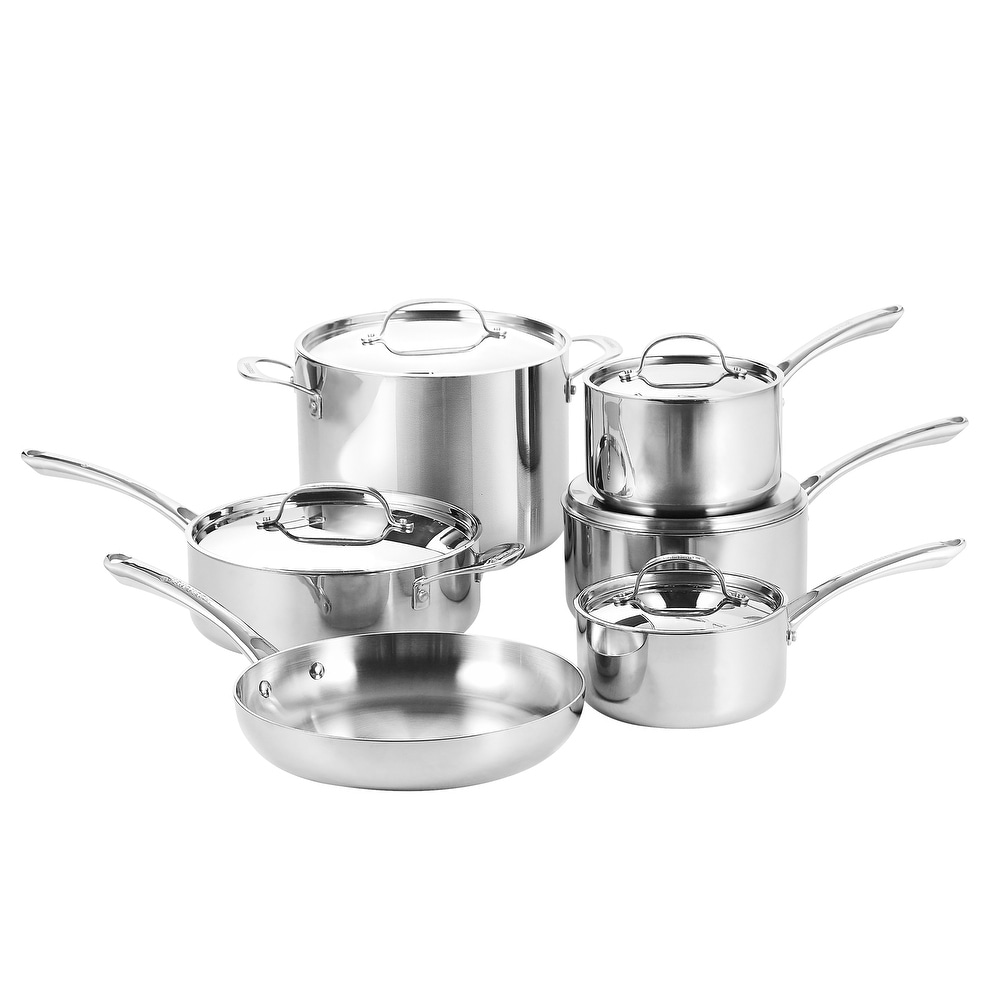 Pots and Pans Set Nonstick, 11Pcs Kitchen Cookware Sets, Stackable Induction  Pot and Pan set for Cooking - Bed Bath & Beyond - 39589585