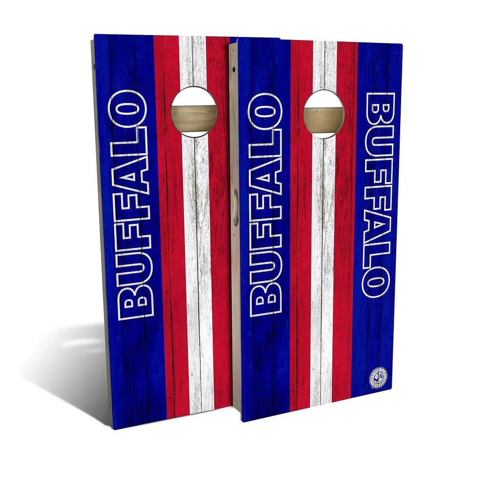 Buffalo Football Outdoor Cornhole Board Set