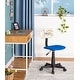 preview thumbnail 1 of 22, Kids Rolling Drawing Desk & Chair Set Colorful Rotating Upholstered Student Office Computer Chair for Children