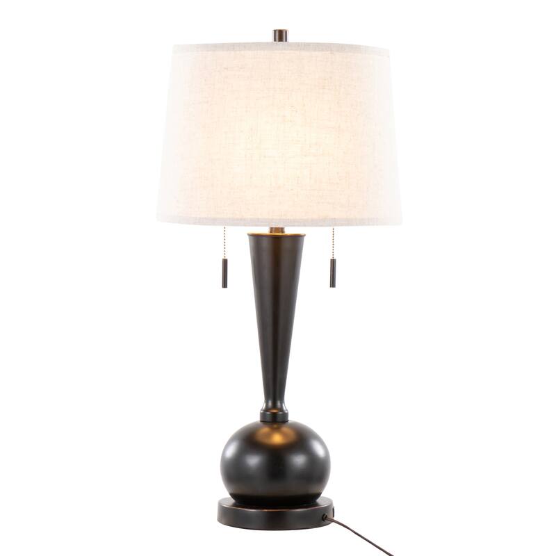 Jules 30.25" Metal Table Lamp with USB Port (Set of 2)