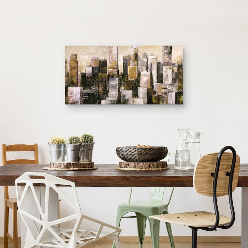 City Gold I Canvas Art Print