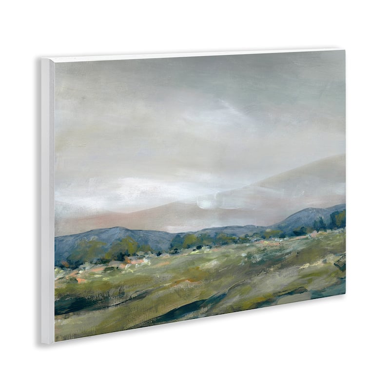 Stupell Foggy Morning Mountains Wall Plaque Art Design By Carol Robinson