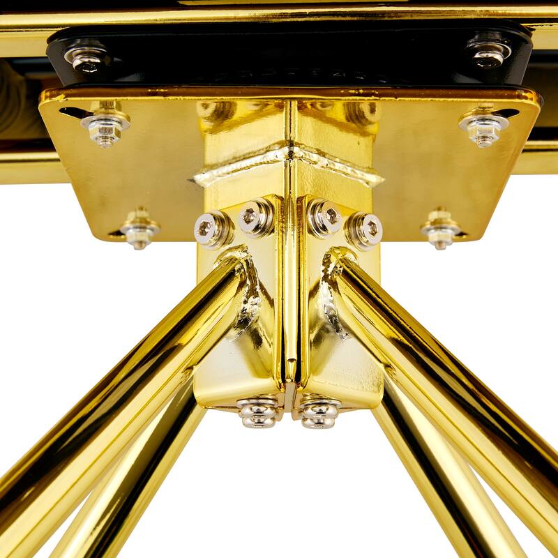 Velvet Accent Dining Chair with Metal Legs Modern Upholstered Armless Chair, Set of 2