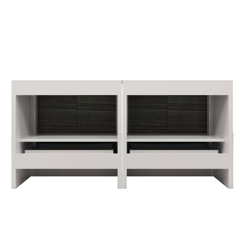 Dove 72'' Freestanding Vanity with Double Reinforced Acrylic Sink