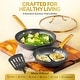 preview thumbnail 5 of 5, Granitestone Armor Max Nonstick Pots and Pans 14 Pc Kitchen Induction Cookware Set, Black