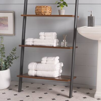 SAFAVIEH Home Signature 8-Piece Towel Bundle - 2 Bath Towels 2 Hand Towels 4 Wash Cloths