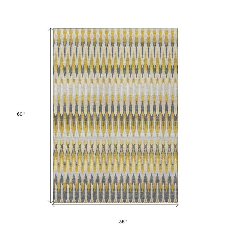 HomeRoots Southwestern Transitional Rectangle Outdoor Rug
