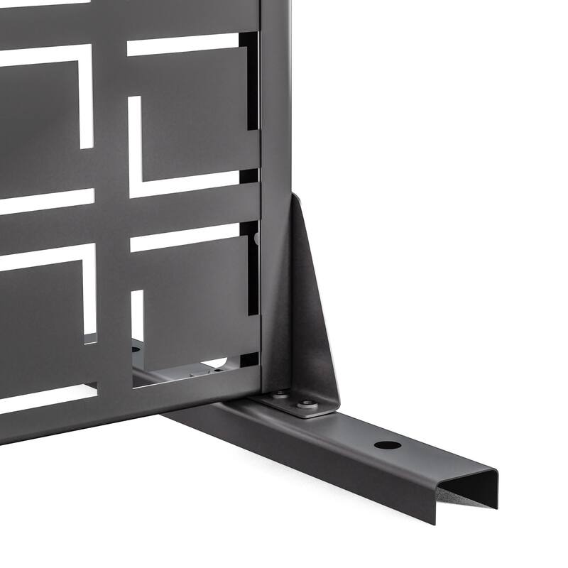 Outdoor Privacy Screen Metal Privacy Screen Panel Free Standing - 72*47