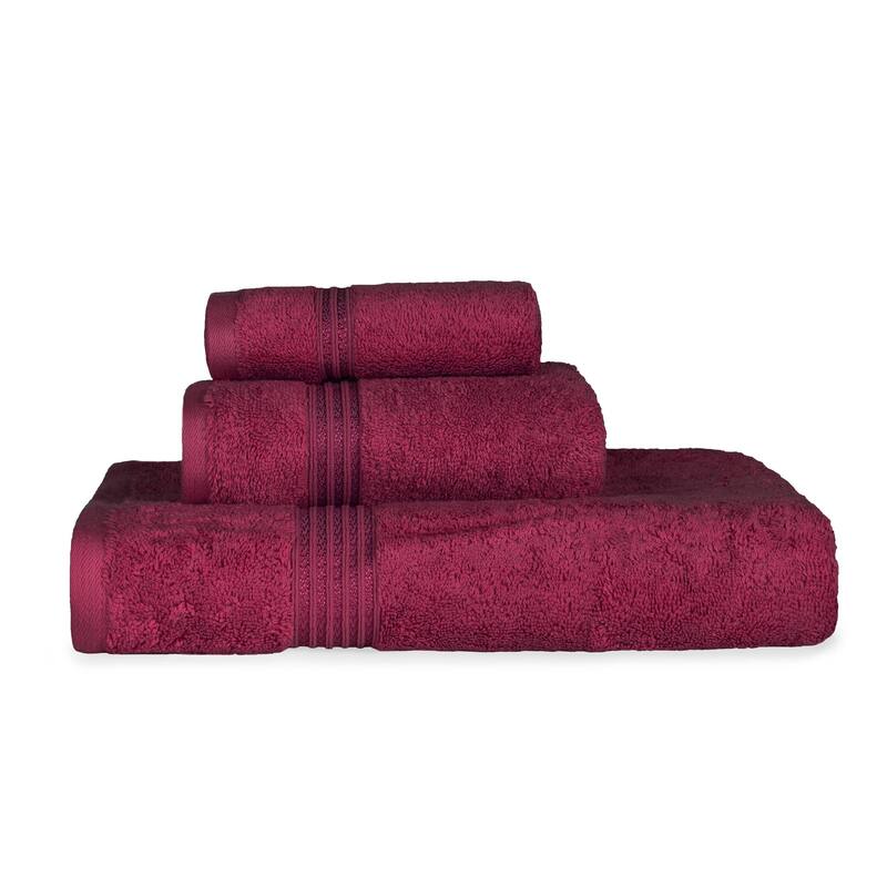 Superior Heritage Egyptian Cotton Absorbent 3-Piece Towel Set