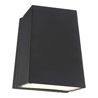 Access Lighting Edge - Marine Grade LED Outdoor Sconce - Black Finish - Frosted Glass Diffuser
