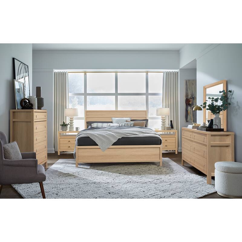 Magnussen Home Merrifield Sandstone Beige Panel Bed