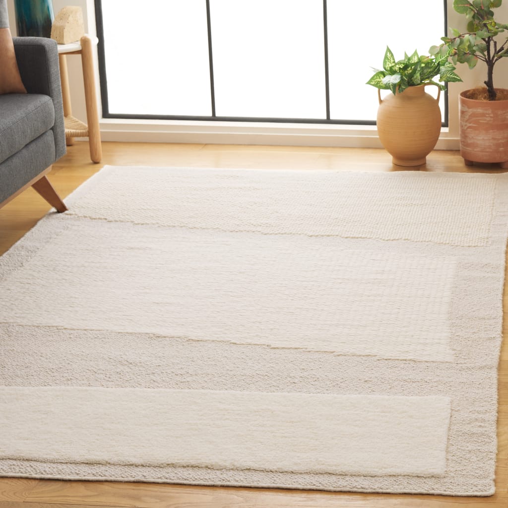 SAFAVIEH Hand-Woven Vermont Deeann Transitional Wool Rug