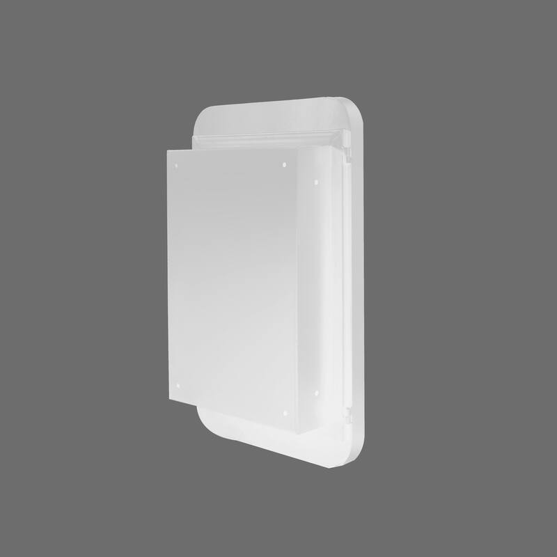 Wall Mount Metal Framed Medicine Cabinet with Storage