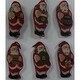 preview thumbnail 1 of 0, Santa Assortment Petite Point Hanging Ornament
