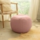 preview thumbnail 84 of 110, Jaxx Ellis Pouf - Modern Shearling Faux-Lamb Plush Fleece Ottoman