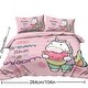 preview thumbnail 13 of 11, 3-Piece Unicorn Watermelon Duvet Cover Set for Queen Size Bedding