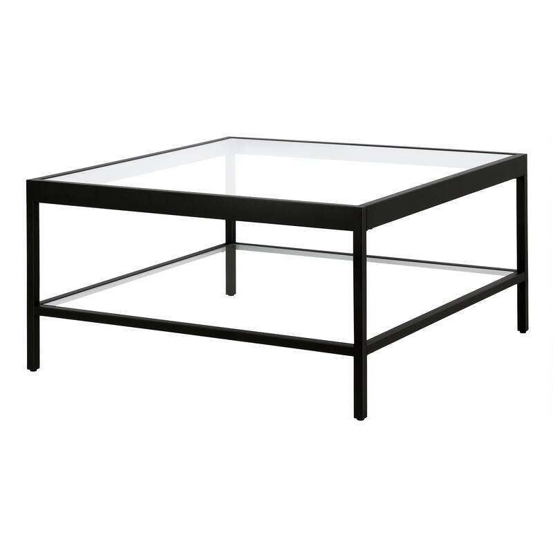 Alexis Metal and Glass Coffee Table