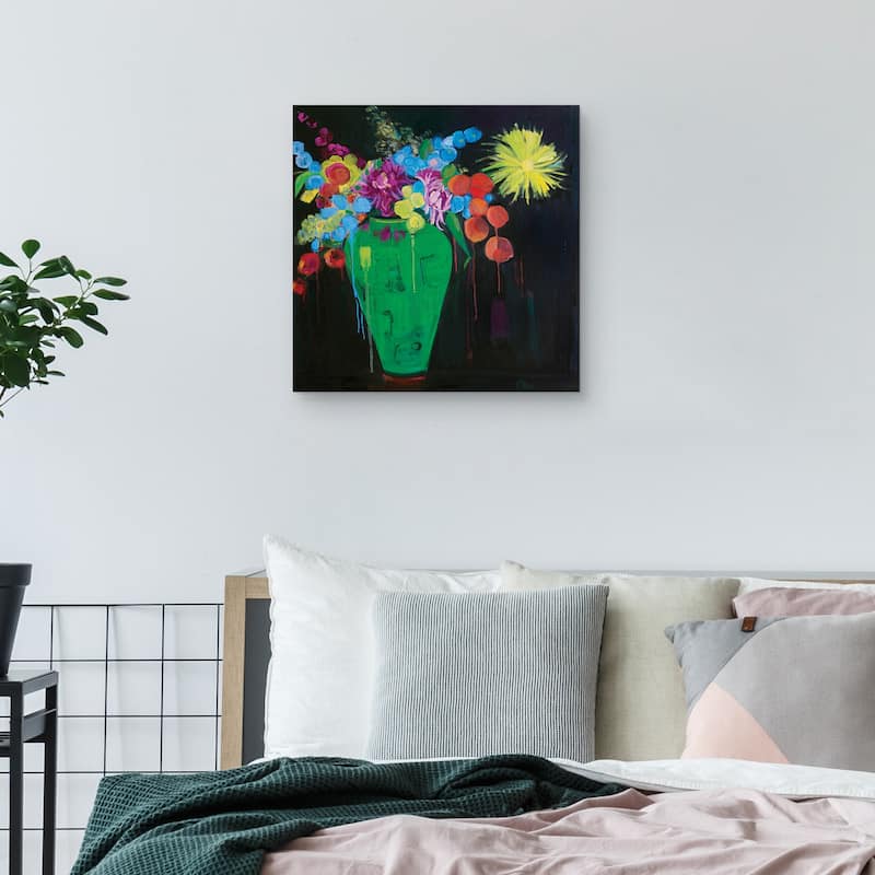 Green With Envy by Alexi Fine Canvas Art Print