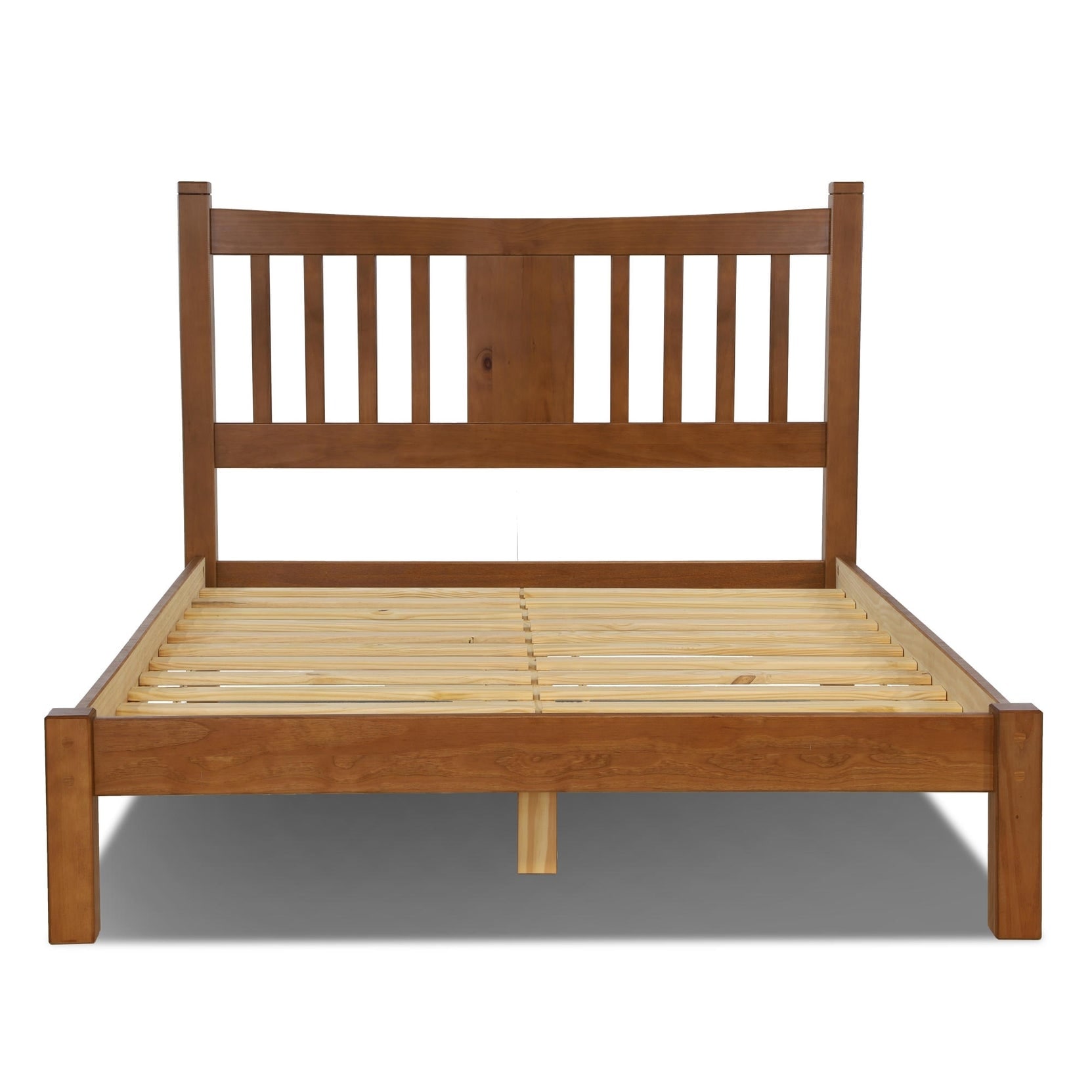 Grain wood furniture shaker platform on sale bed