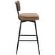 preview thumbnail 83 of 136, 26"/29" Faux Leather Swivel Counter/Bar Stools Set of 2/3