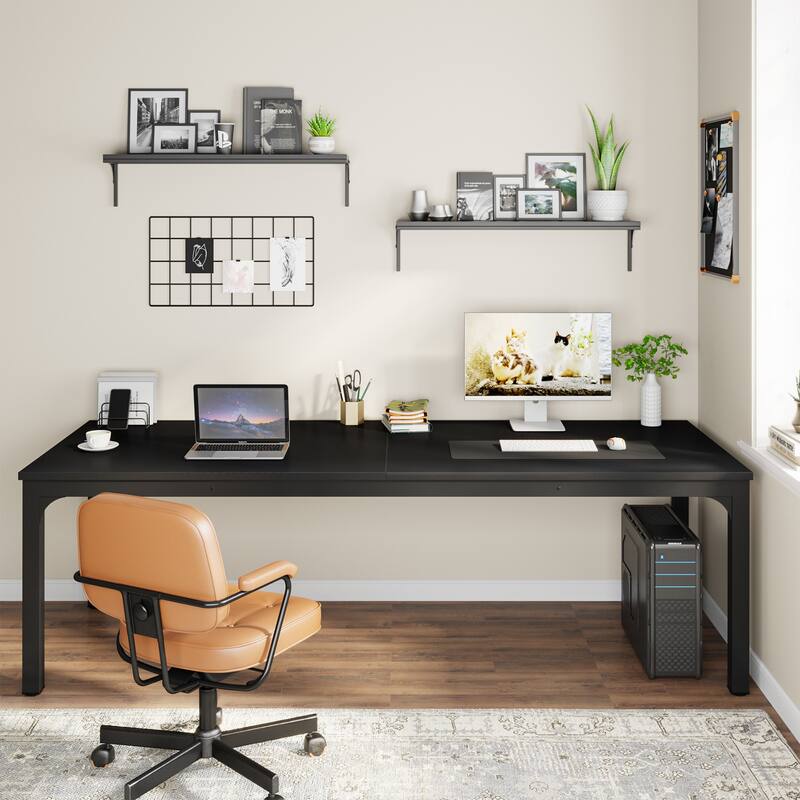 78.7 Inches Extra Long Computer Desk 2 Person Desk Large Writing Desk