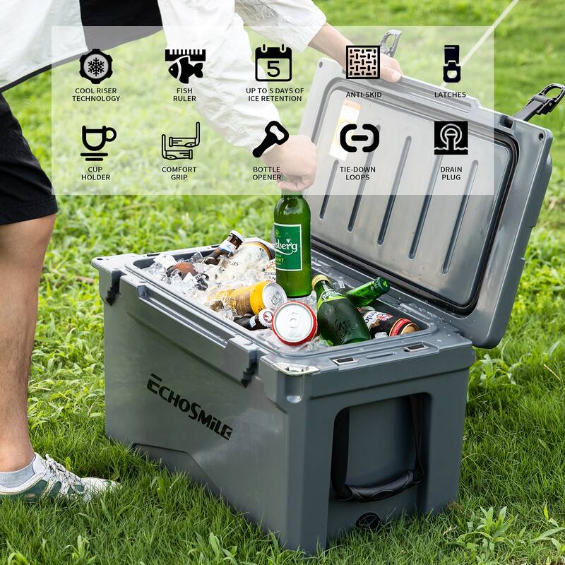 EchoSmile 40 qt. Rotomolded Cooler