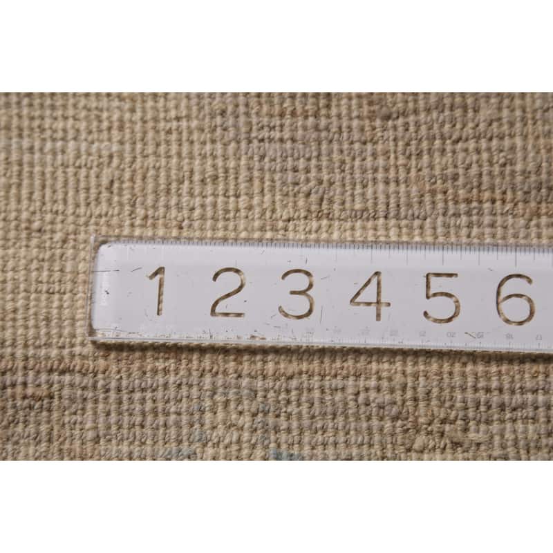 Grey Vegetable Dye Oushak Turkish Area Rug Hand-Knotted Wool Carpet - 8'10"x 11'8"