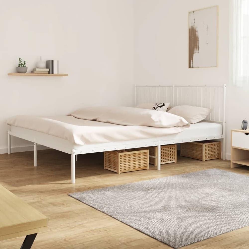 vidaXL Metal Bed Frame, No Mattress