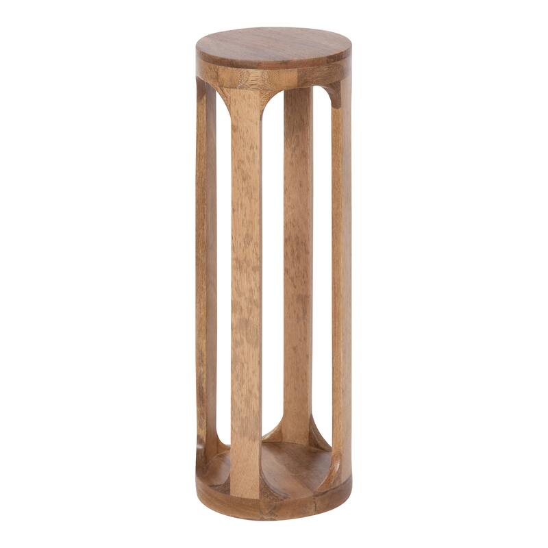 Kate and Laurel Dahl Wood Drink Table - 8x8x23 - Natural
