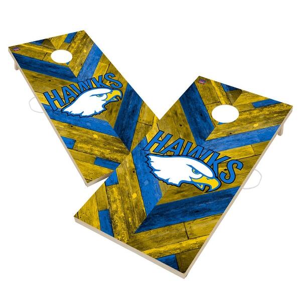slide 2 of 6, Hilbert College Hawks Cornhole Board Set 16 Years and Up