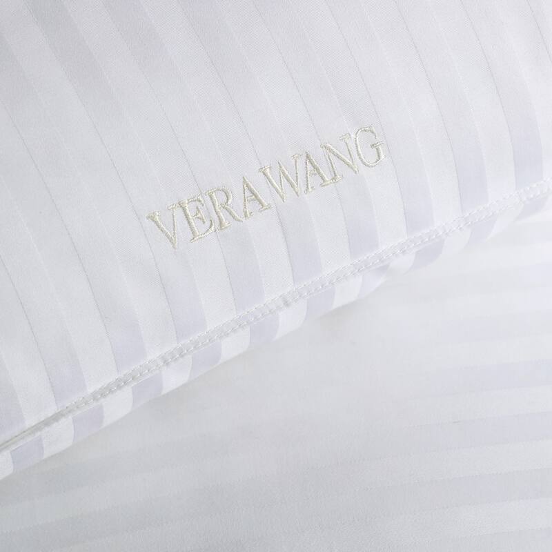 Vera Wang Signature White Cotton Utility Comforter
