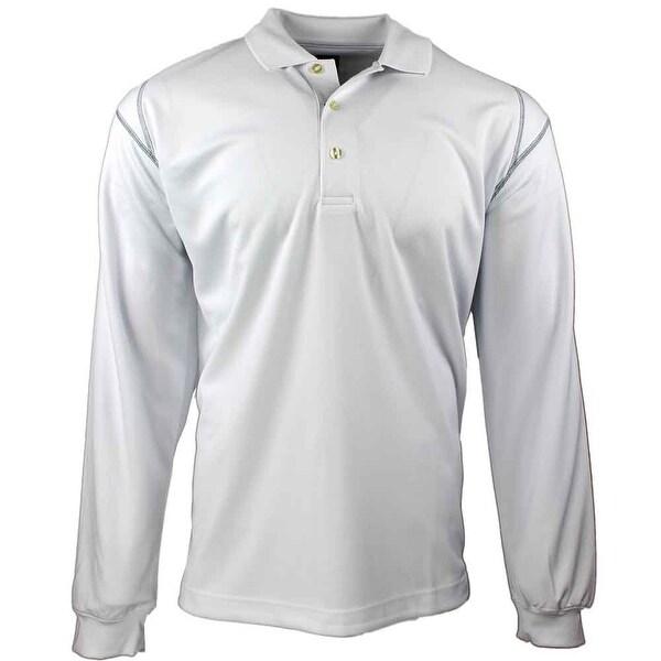 long sleeve athletic polo