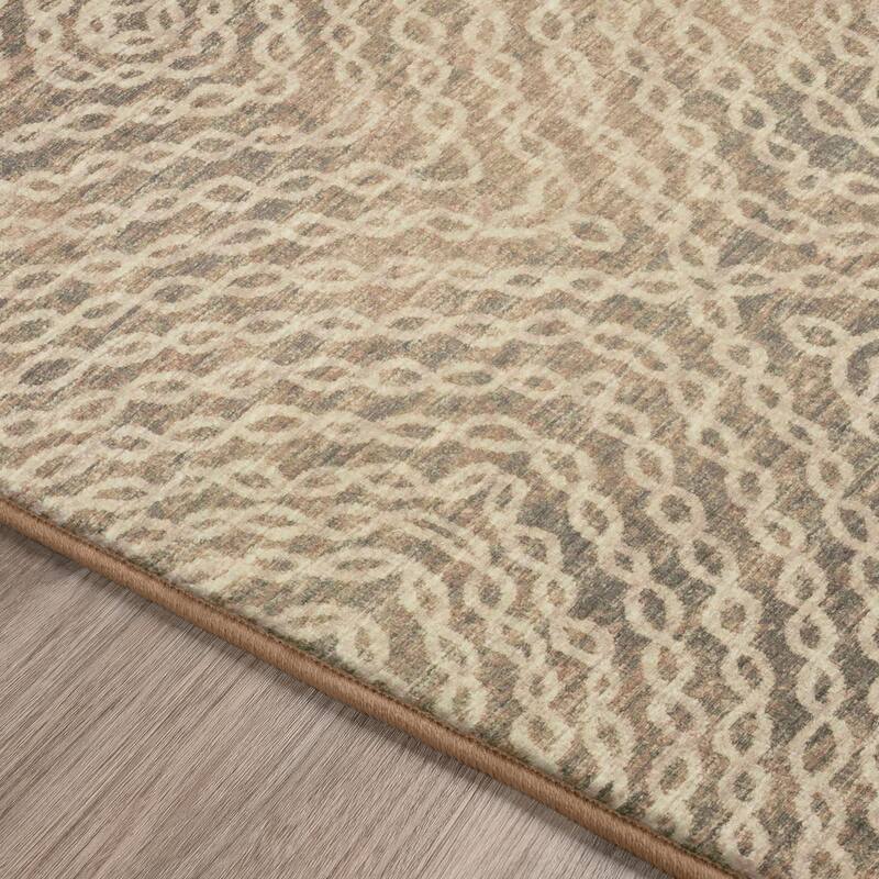 Indoor/ Outdoor Addison Bravado Link Washable Area Rug