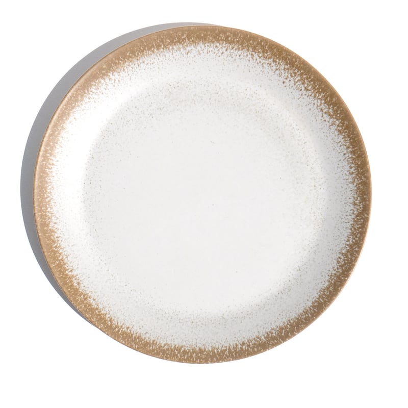 Abode Homewares Carmel Merge Reactive Dinner Plate - White - 10.5" - Set of 6